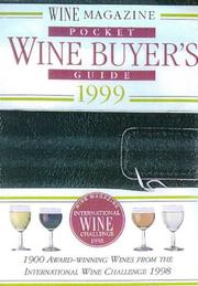 Cover of: Pocket Wine Buyer's Guide (Wine Magazine)