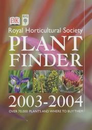 Cover of: RHS Plant Finder (Rhs)