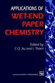 Cover of: Applications of Wet-End Paper Chemistry