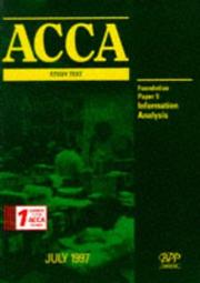 Cover of: ACCA Study Text by Association of Chartered Certified Accountants (ACCA), Association of Chartered Certified Accountants (ACCA)