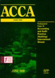 Cover of: ACCA International Study Text (Acca Study Text) by Association of Chartered Certified Accountants (ACCA)