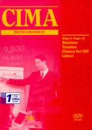 Cover of: CIMA Practice and Revision Kit (Cima Practice & Revision Kit) by Chartered Institute of Management Accountants., Chartered Institute of Management Accountants.