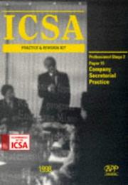 ICSA Practice and Revision Kit by Institute of Chartered Secretaries and Administrators