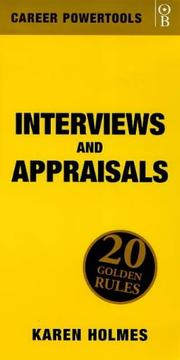 Cover of: Interviews and Appraisals (Career PowerTools) by Karen Holmes