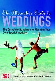 Cover of: The Alternative Guide to Weddings