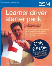 Cover of: The Learner Driver Starter Pack by British School of Motoring, British School of Motoring