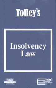 Cover of: Tolley's Insolvency Law by 