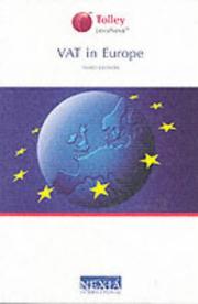 Cover of: VAT in Europe by Nexia International