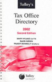 Cover of: Tax Office Directory 2002 (Six-monthly)