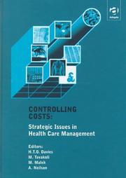 Cover of: Controlling Costs: Strategic Issues in Health Care Management