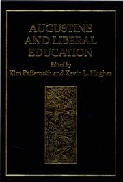 Cover of: Augustine and Liberal Education