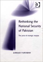 Cover of: Rethinking the National Security of Pakistan by Ahmad Faruqui