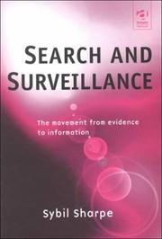 Cover of: Search and Surveillance by Sybil Sharpe, De Montfort University, UK Sybil Sharpe