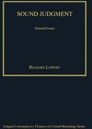 Sound Judgment by Richard D. Leppert