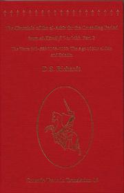 Cover of: The Chronicle of Ibn al-Athir for the Crusading Period from al-Kamil fi'l-Ta'rikh. Part 2 (Crusade Texts in Translation) by D. S. Richards