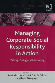 Cover of: Managing Corporate Social Responsibility in Action (Corporate Social Responsibility Series)