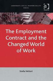 Cover of: The Employment Contract and the Changed World of Work (Corporate Social Responsibility Series)