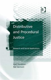 Distributive and procedural justice cover