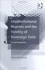 Cover of: Unconstitutional Regimes and the Validity of Sovereign Debt