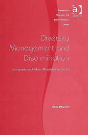Cover of: Diversity Management and Discrimination (Research in Migration and Ethnic Relations)