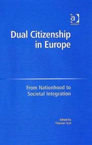 Dual Citizenship in Europe by Thomas Faist