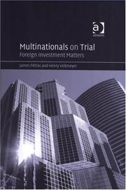 Cover of: Multinationals on Trial