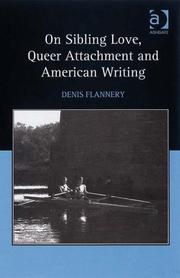 Cover of: On Sibling Love, Queer Attachment and American Writing