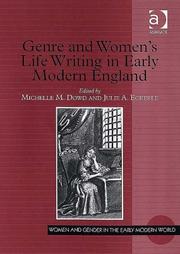 Cover of: Genre and Women's Life Writing in Early Modern England (Women and Gender in the Early Modern World)