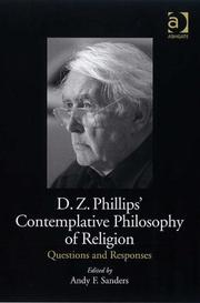 Cover of: D. Z. Phillips' Contemplative Philosophy of Religion: Questions and Responses
