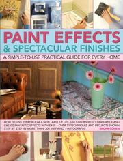 Cover of: Paint Effects & Spectacular Finishes: a simple-to-use prac guide for every home: How to give every room a new lease of life, use colors with confidence ... by step in more than 300 color photographs