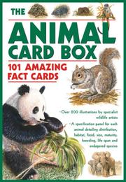 Cover of: The Animal Card Box