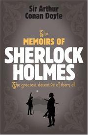 Cover of: The Memoirs of Sherlock Holmes by Arthur Conan Doyle