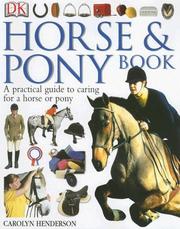 Cover of: Horse & Pony Book by Carolyn Henderson, Carolyn Henderson