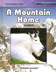 Cover of: A Mountain Home by M. J. Cosson