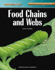 Cover of: Food Chains And Webs by Lewis Parker