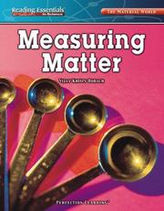 Cover of: Measuring Matter by Vijaya Khisty Bodach