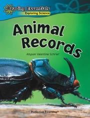 Cover of: Animal Records