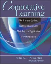 Cover of: Connotative Learning | Int