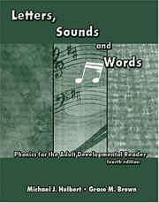 Cover of: Letters, Sounds and Words: Phonics for the Adult Developmental Reader