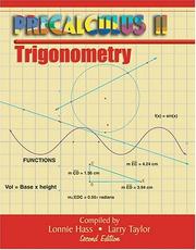 Cover of: Precalculus Ii: Trigonometry