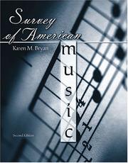 Cover of: Survey of American Music: A Supplement