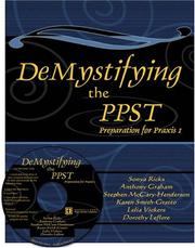 Cover of: Demystifying the Ppst: Preparation for Praxis i W/ Cd