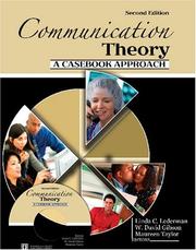 Cover of: Communication Theory: A Casebook Approach