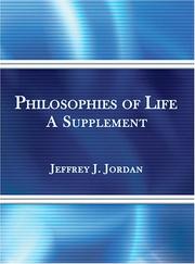 Cover of: Philosophies of Life: A Supplement