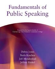 Cover of: Fundamentals Of Public Speaking