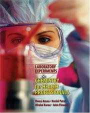 laboratory experiments in chemistry for health professionals