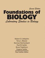 Cover of: Foundations of Biology | Robert O. Littlejohn