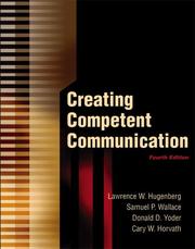 Cover of: Creating Competent Communication with Webcom