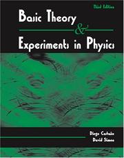 Cover of: Basic Theory and Experiments in Physics by Diego Castano, David Simon