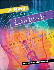 Cover of: A mind for Language by Harry Van Der Hulst